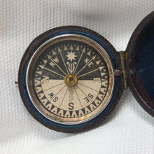 Singer's Patent Leather Cased Compass c.1868
