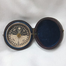 Singer's Patent Leather Cased Compass c.1868