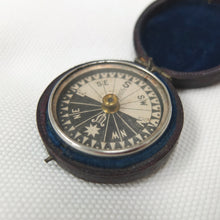 Singer's Patent Leather Cased Compass c.1868