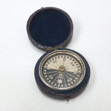Singer's Patent Leather Cased Compass c.1868