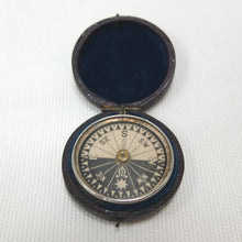 Singer's Patent Leather Cased Compass c.1868
