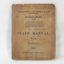 Staff Manual - War (1912)
