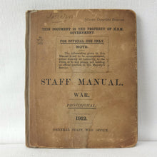 Staff Manual - War (1912)