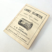J. H. Steward Telemeter Range Finder c.1893
