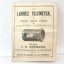 J. H. Steward Telemeter Range Finder c.1893