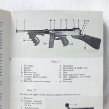 Thompson Submachine Gun Manual c.1940