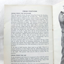 Thompson Submachine Gun Manual c.1940