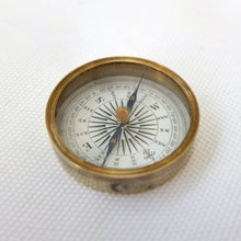 Victorian Brass Box Pocket Compass c.1865