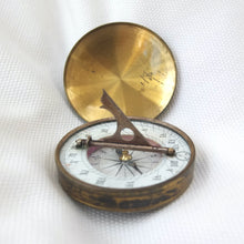 Victorian Pocket Sundial Compass c.1860