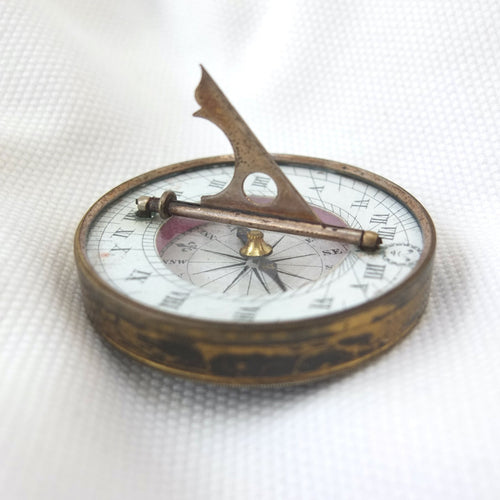 Victorian Pocket Sundial Compass c.1860