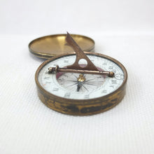 Victorian Pocket Sundial Compass c.1860