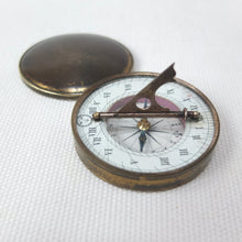 Victorian Pocket Sundial Compass c.1860