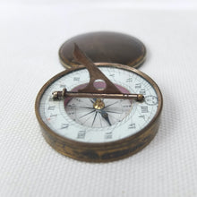 Victorian Pocket Sundial Compass c.1860