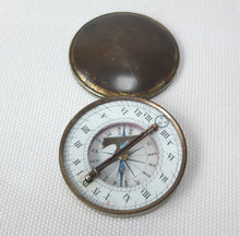 Victorian Pocket Sundial Compass c.1860