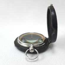 Silver Francis Barker Pebble Lens Compass c.1900
