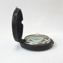 Silver Francis Barker Pebble Lens Compass c.1900