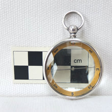 Silver Francis Barker Pebble Lens Compass c.1900