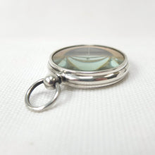 Silver Francis Barker Pebble Lens Compass c.1900