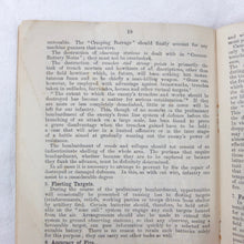 WW1 General Staff Artillery Manual (1917)