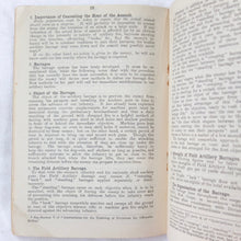 WW1 General Staff Artillery Manual (1917)