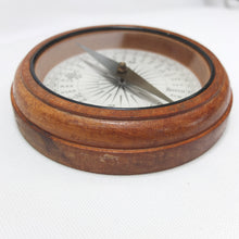 Francis Barker Wooden Desk Compass c.1890