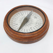 Francis Barker Wooden Desk Compass c.1890