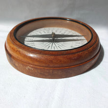 Francis Barker Wooden Desk Compass c.1890 | Compass Library