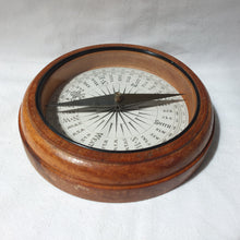 Francis Barker Wooden Desk Compass c.1890