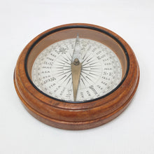 Francis Barker Wooden Desk Compass c.1890