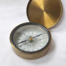 Francis Barker Blue Needle Pocket Compass c.1890