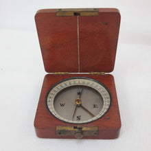 Victorian Wooden Pocket Compass c.1880 | Compass Library