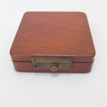 Victorian Wooden Cased Pocket Compass c.1880