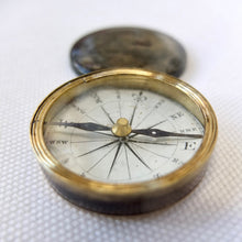 Victorian Brass Pocket Compass c.1840