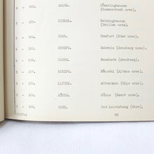 Secret RAF Bomber Command Targets Manual (1939)