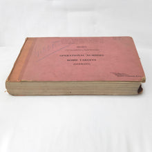 Secret RAF Bomber Command Targets Manual (1939)
