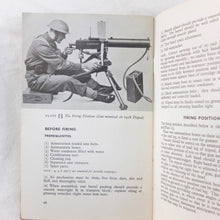 WW2 Browning Heavy Machine Gun Manual c.1942