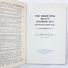 WW2 Browning Machine Gun Manual
