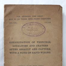 WW1 Mine Craters and Trenches Manual (1916)