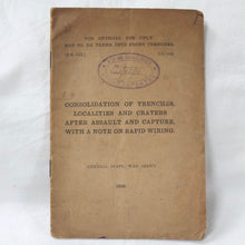 WW1 Mine Craters and Trenches Manual (1916)