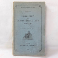 French Lewis Machine Gun Handbook (1925)