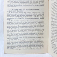 WW1 Gas Attacks Manual (1917)