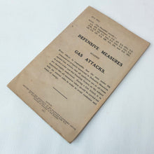 WW1 Gas Attacks Manual (1917)