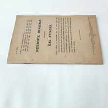 WW1 Gas Attacks Manual (1917)