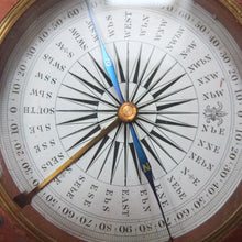 Francis Barker Wooden Pocket Compass c.1850