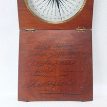 Francis Barker Wooden Pocket Compass c.1850