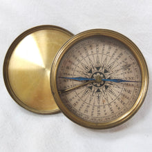 Georgian Brass Pocket Compass c.1830 | Compass Library