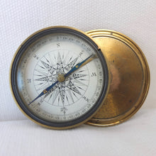 Georgian Brass Pocket Compass c.1830 | Compass Library