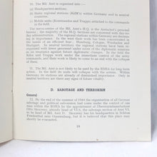 The German Intelligence Service (1945) | SHAEF Handbook