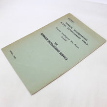 SHAEF: The German Intelligence Service (1945)