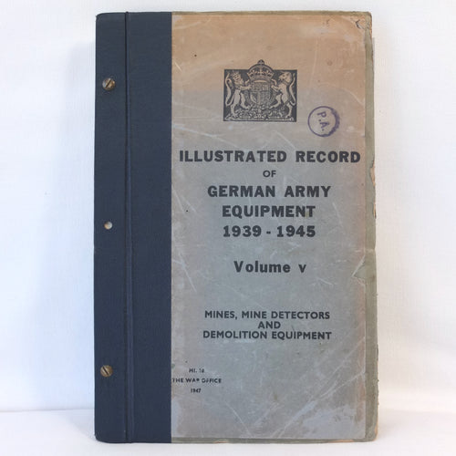 WW2 War Office Intelligence Manual | German Army Equipment